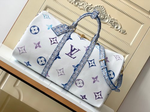 Louis Vuitton Keepall G10916 Giant Monogram Pattern Canvas Travel Bag Tote Bag Sizes:50*29*23CM