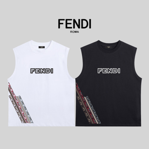 Fendi Classic Logo Print Sleeveless T-Shirt Fashion Casual Sports Vests