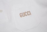 Gucci Pikarar Animation Embroidery Print Polo Short Sleeve Men Business Casual T-Shirts