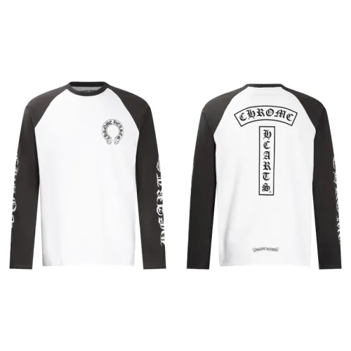 Chrome Hearts Classic Color Phantom Cross Alphabet Horseshoe Long Sleeves Pullover