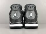 Jordan  Air Jordan 4 Retro SE Black Canvas Men Basketball Shoes Fashion Sneakers