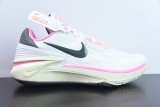 Air Zoom G.T.Cut 2 EP Nike GT2.0 Men Practical Series Basketball Shoes White/Black/Pink