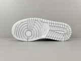 Nike Air Jordan 1 Mid Light Smoke Grey Unisex Casual Basketball Sneakers Shoes