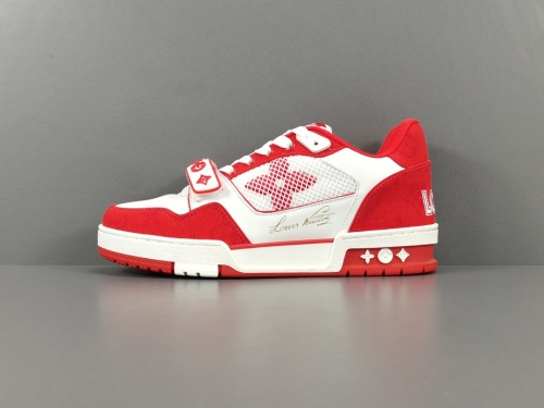 Louis Vuitton Trainer Fashion Low Casual Board Shoes Men Rendering Sneakers