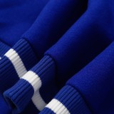 Louis Vuitton Men Casual Embroidery Robot Splicing Baseball Uniform Motorcycle Jackets