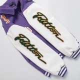 Louis Vuitton Men Casual Embroidery Frog Nude Girl Splicing Baseball Uniform Motorcycle Jackets