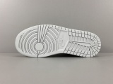 Nike Air Jordan 1 Mid Light Smoke Grey Unisex Casual Basketball Sneakers Shoes