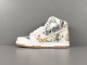 Supreme x NIKE DUNK SB High Rammellzee Co-Branded Black Graffiti Retro Casual Board Shoes Street Sneakers