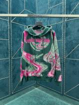 Louis Vuitton Unisex Casual LV Splash Knight 3D Towel Embroidered Hoodies Pullover Sweatshirt