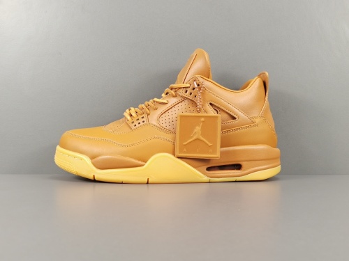 Jordan Air Jordan 4 Retro Ginger Wheat Men Basketball Sneakers Shoes