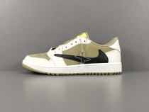 Travis Scott  x Jordan Air Jordan 1 Low Golf Retro Basketball Shoes Casual Board Shoes