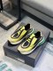 Prada Fashion Men Leather Patchwork Casual Sports Shoes Men Street Sneakers
