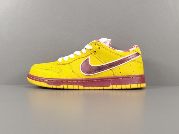 Nike SB Dunk Low  Yellow Lobster Unisex Casual Board Shoes Street Sneakers