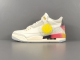 J Balvin x Jordan Air Jordan 3 High Men Basketball Sneakers Shoes