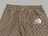 Gucci x The North Face Unisex Casual Fashion Classic Embroidery Jacquard Pants