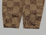 Gucci Unisex Casual Fashion Classic Full Logo Jacquard Pants