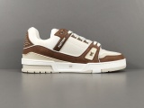 Louis Vuitton Trainer Fashion Low Casual Board Shoes Unisex Rendering Sneakers
