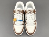 Louis Vuitton Trainer Fashion Low Casual Board Shoes Unisex Rendering Sneakers