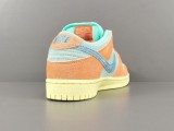 Nike DUNK SB Low Orange and Emerald Rise Unisex Casual Board Shoes Street Sneakers