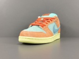Nike DUNK SB Low Orange and Emerald Rise Unisex Casual Board Shoes Street Sneakers