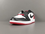 Nike Jordan Air Jordan 1 Low AJ1 OG  Black Toe   Unisex Basketball Sneakers Shoes
