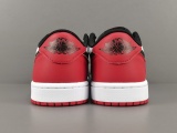 Nike Jordan Air Jordan 1 Low AJ1 OG  Black Toe   Unisex Basketball Sneakers Shoes