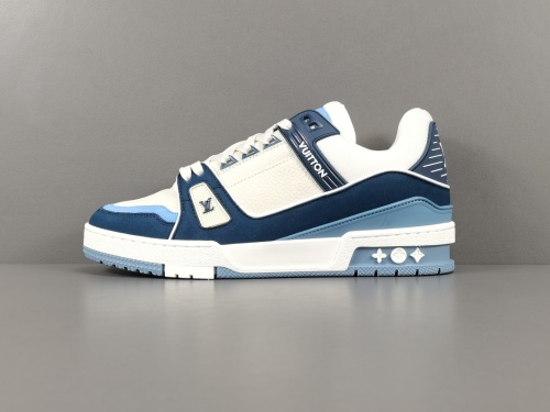 Louis Vuitton Trainer Fashion Low Casual Board Shoes Unisex Rendering Sneakers
