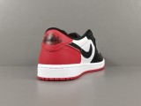 Nike Jordan Air Jordan 1 Low AJ1 OG  Black Toe   Unisex Basketball Sneakers Shoes