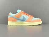 Nike DUNK SB Low Orange and Emerald Rise Unisex Casual Board Shoes Street Sneakers