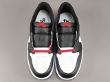 Nike Jordan Air Jordan 1 Low AJ1 OG  Black Toe   Unisex Basketball Sneakers Shoes