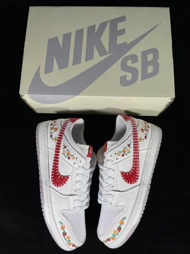 Nike SB Dunk Low Decon N7 Opti Yellow University Red Unisex Casual Board Shoes Street Sneakers