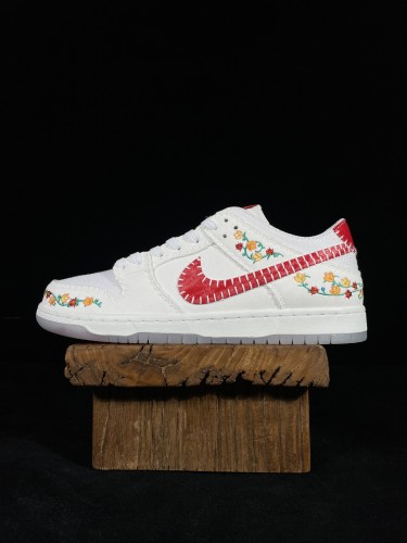 Nike SB Dunk Low Decon N7 Opti Yellow University Red Unisex Casual Board Shoes Street Sneakers