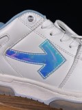 Off White Classic Unisex Leather Casual Sneakers Fashion Street Sports Board Shoes
