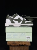 Off White Classic Unisex Leather Casual Sneakers Fashion Street Sports Board Shoes