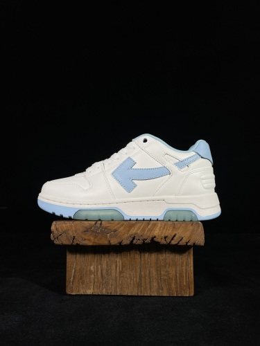 Off White Classic Unisex Leather Casual Sneakers Fashion Street Sports Board Shoes