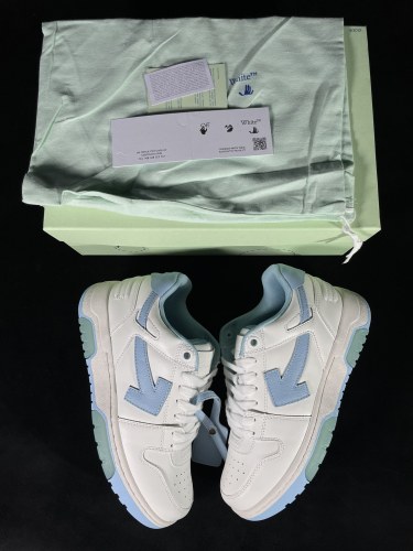 Off White Classic Unisex Leather Casual Sneakers Fashion Street Sports Board Shoes