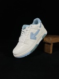 Off White Classic Unisex Leather Casual Sneakers Fashion Street Sports Board Shoes