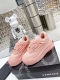 Versace Odissea Fashion Cowhide Casual Sports Shoes Unisex La Medusa Element 3D Sneakers