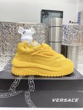 Versace Odissea Fashion Cowhide Casual Sports Shoes Unisex La Medusa Element 3D Sneakers
