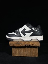 Off White Classic Unisex Leather Casual Sneakers Fashion Street Sports Board Shoes