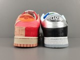 CLOT x NIKE DUNK Low What The? CLOT Unisex Casual Board Shoes Street Sneakers