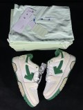 Off White Classic Unisex Leather Casual Sneakers Fashion Street Sports Board Shoes