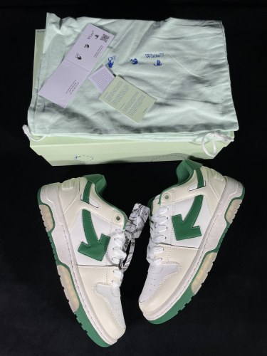 Off White Classic Unisex Leather Casual Sneakers Fashion Street Sports Board Shoes