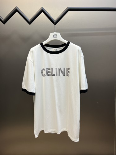 Celine Unisex Printed Short Sleeves Unique Style Design T-Shirts