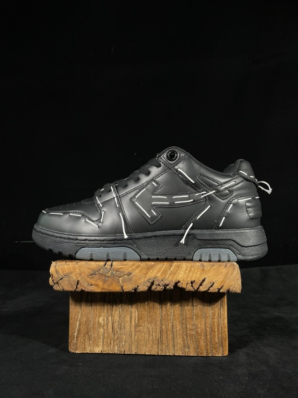 Off White Classic Unisex Leather Casual Sneakers Fashion Street Sports Board Shoes