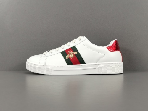 Gucci Ace Unisex Sneakers Little Bee Embroidery Casual Board Shoes Street Sneakers
