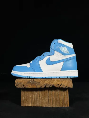 Nike Jordan Air Jordan 1 High Retro UNC Unisex Basketball Sneakers Shoes
