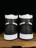 Nike Jordan Air Jordan 1 High Retro Black White Unisex Basketball Sneakers Shoes