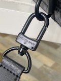 Louis Vuitton M45585 Steamer New Classic Retro Monogram Eclipse Messenger Hand Bag Sizes:23.5*17*6CM