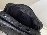 Louis Vuitton M57307 Steamer New Classic Retro Monogram Taurillon Messenger Hand Bag Sizes:23.5*17*6CM